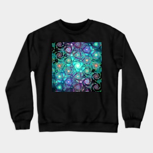 Green stained glass Crewneck Sweatshirt